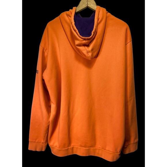 CLEMSON TIGERS Sweatshirt Men Size XL Orange Hoodie Champion Fleece Pullover - Picture 4 of 9